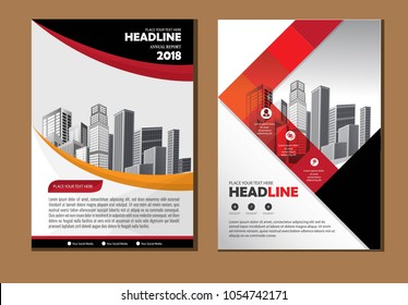 Vector flyer, corporate business, flyer, brochure design, annual report and cover presentation with simple modern design template. EPS 10
