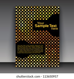 Vector flyer or cover design business. Editable illustration.