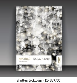 Vector flyer or cover design business. Editable illustration.