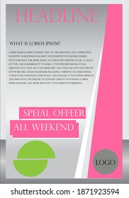  Vector Flyer Cover Page Design