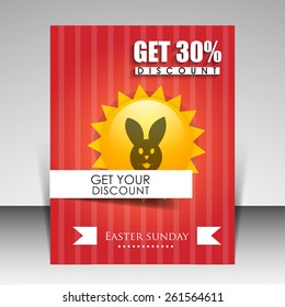 Vector Flyer Design or greeting card for Easter.