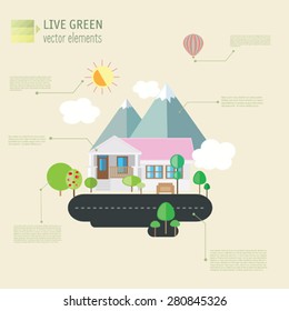 Vector flyer design. Modern colorful soft geometric background. Can be used for stationery, business cards and brochures