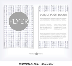 Vector flyer design template. Editable A4 business brochure layout. EPS10 abstract vector.
