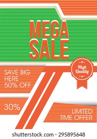 Vector flyer of independence day India For independence day sale and offers.