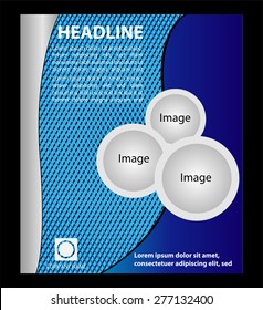 Vector Flyer, Magazine Cover & Poster Template 