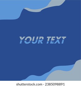 vector flyer with modern motifs