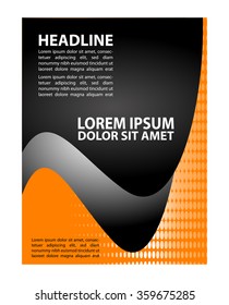 Vector Flyer Poster Template background
