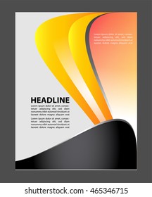 Vector Flyer Poster Template background
