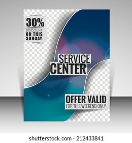 Vector Flyer, Poster Template & brochure.