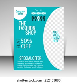 Vector Flyer, Poster Template & brochure.