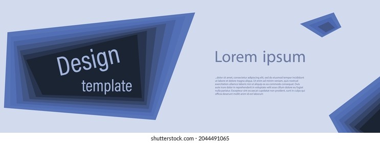 Vector flyer template. Abstract background with copy space for  inspirational and encouraging thoughts that you want to share with your audience.
