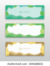 Vector flyer template. Abstract background with copy space for inspirational and encouraging thoughts that you want to share with your audience.