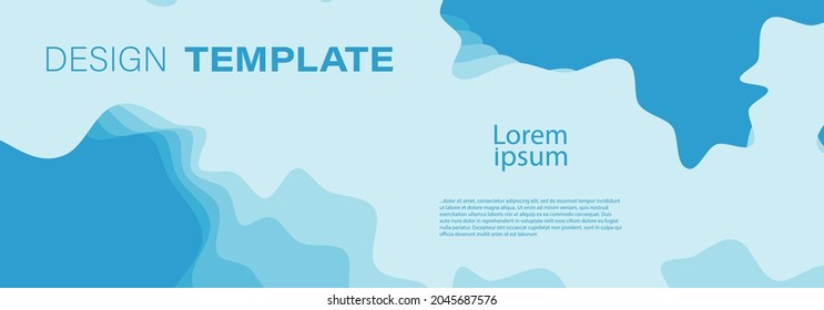 Vector flyer template. Abstract background with copy space for inspirational and encouraging thoughts that you want to share with your audience.