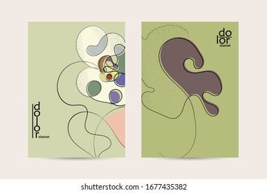 Vector flyer template. Abstract hand dawn fruit poster. Grange textured flat design. Organic natural food artistic illustration. Cartoon calligraphic line logo with smooth curves.