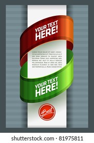 Vector flyer template. All elements are layered separately in file. Easy editable.