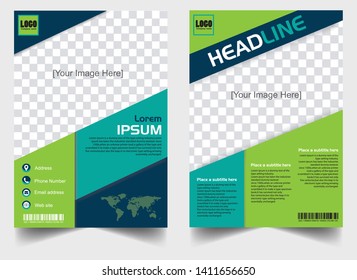 Vector flyer template design,For business brochure-Vector 