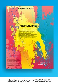 Vector Flyer Templates. Brochure Design . Abstract Modern Background . 