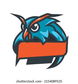 Vector Flying Owl, Logo Icon.