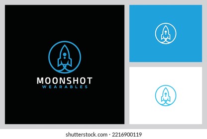 Vector flying rockets, space shuttles, spaceship launch, aviation. Icons and logo design elements