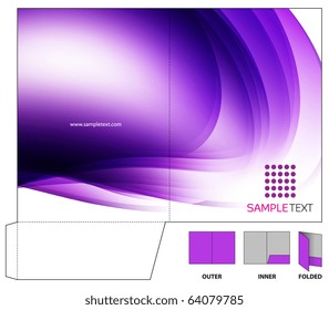 Vector Folder Design Template