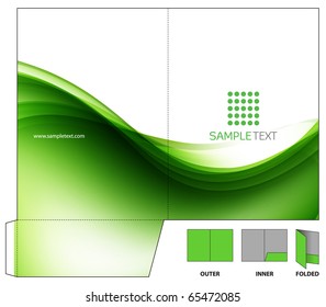 Vector Folder Design Template