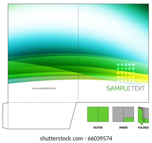 Vector Folder Design Template