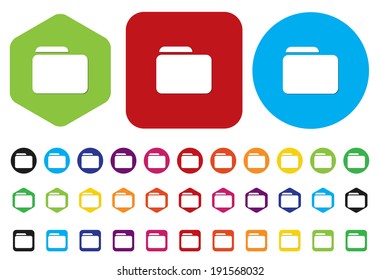 Vector folder icon