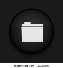 Vector folder icon. Eps10. Easy to edit