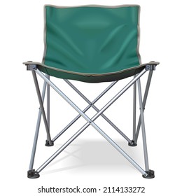 Vector Folding Camping Chair  isolated on white background