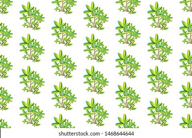Vector Foliage pattern design illustration