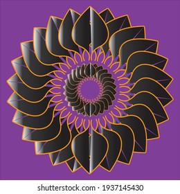 vector follower on colour walpaper
