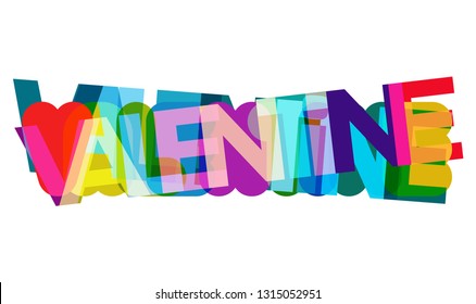 Vector font. Broken text