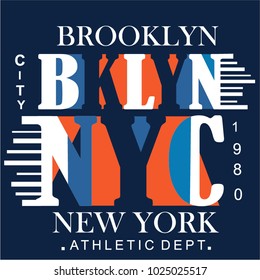 vector font brooklyn new york