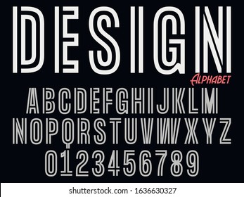 vector. font .typeface vector ,new design.abc .old style