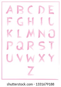 Vector font writing set, Calligraphy 