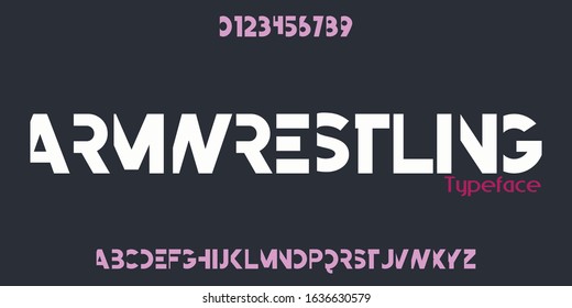 vector font.alphabet.typeface.vector Abstract modern alphabet Vector design old style 