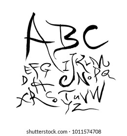 Vector fonts / Handwritten calligraphy 
