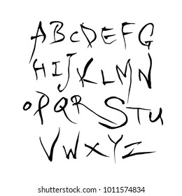 Vector fonts / Handwritten calligraphy 