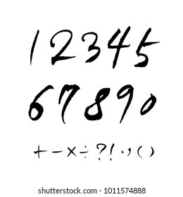 Vector fonts / Handwritten calligraphy 
