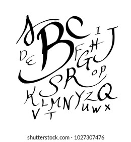 Vector fonts / Handwritten calligraphy