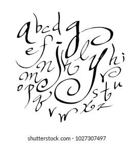Vector fonts / Handwritten calligraphy