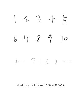 Vector fonts / Handwritten calligraphy