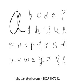 Vector fonts / Handwritten calligraphy