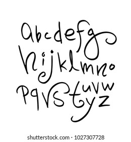 Vector fonts / Handwritten calligraphy