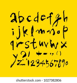 Vector fonts / Handwritten calligraphy 