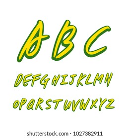 Vector fonts / Handwritten calligraphy 