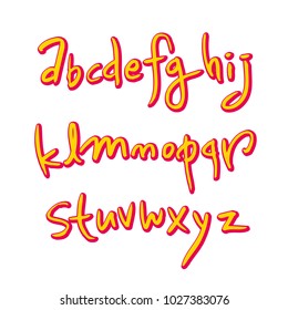 Vector fonts / Handwritten calligraphy 