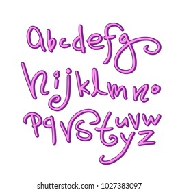 Vector fonts / Handwritten calligraphy 
