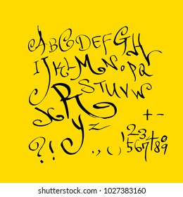 Vector fonts / Handwritten calligraphy 