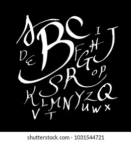 Vector fonts / Handwritten calligraphy